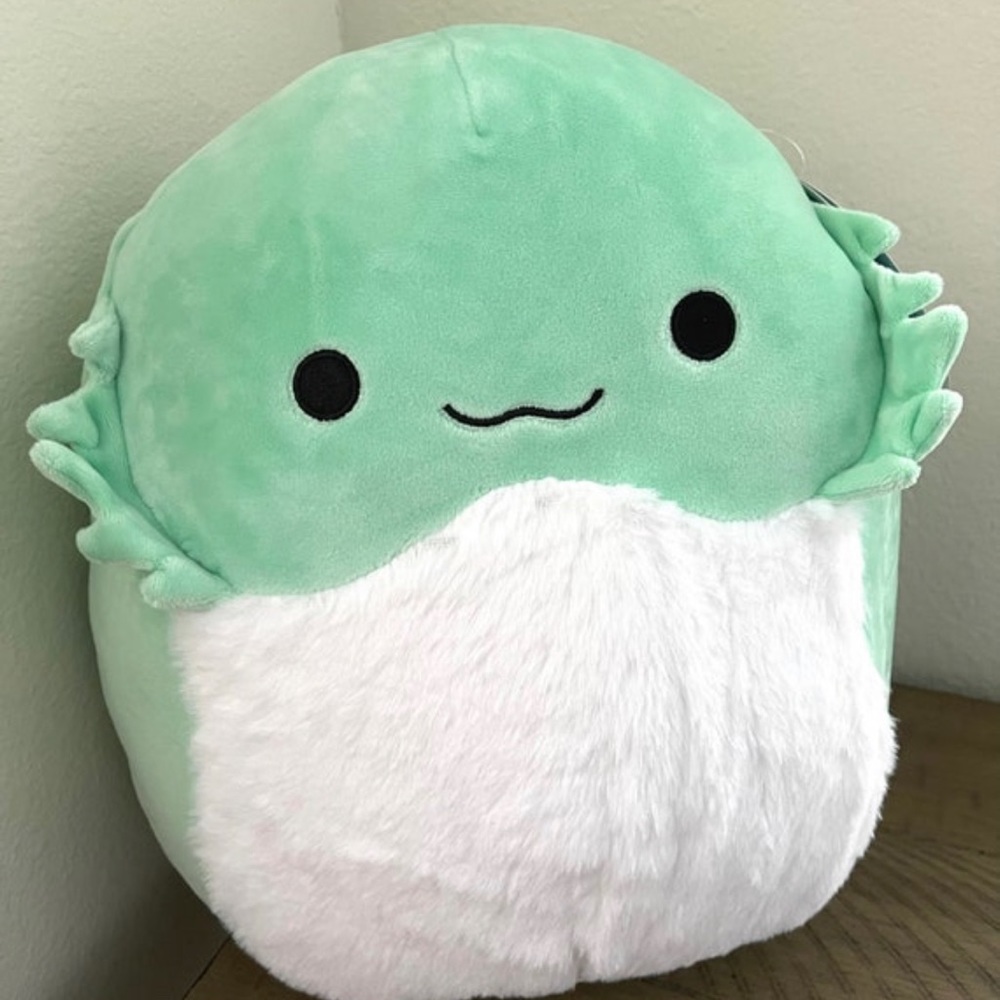 Squishmallow Abe The Bearded Dragon 11” Teal soft plush toy New with tags